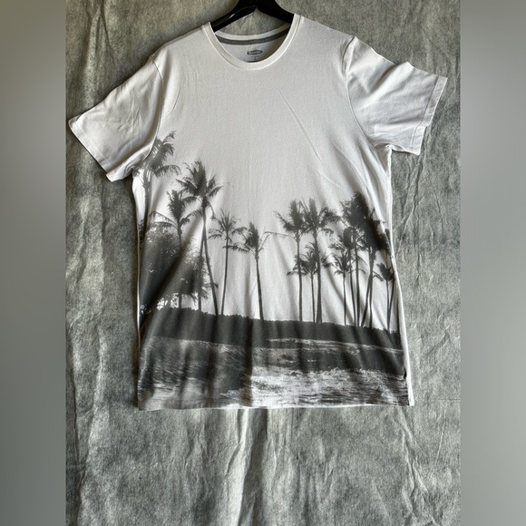 OLD NAVY MEN’S PALM TREE GRAPHIC T-Shirt Sz XL TALL - Picture 2 of 7
